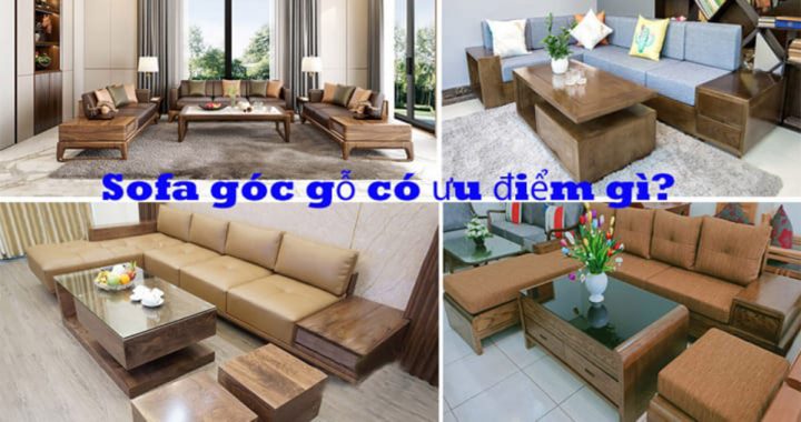 ưu nhược điểm sofa góc gỗ