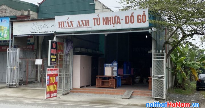 Cửa hàng tủ nhựa đồ gỗ Huấn Anh ở Bình Lục, Hà Nam