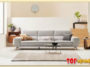 Hình ảnh Ghế sofa văng nỉ đẹp chụp chính diện Softop-1026