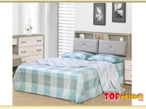 Hình ảnh Giường ngủ hiện đại đầu bọc nệm trẻ trung GNTop-0332