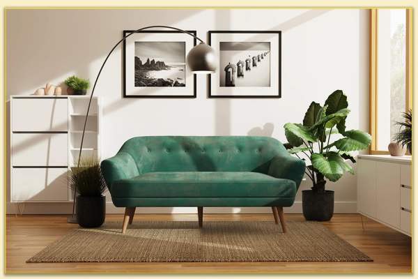 Hình ảnh Bài trí sofa văng nỉ trong phòng khách Softop-1231