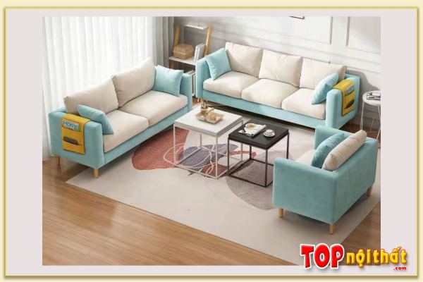 Hình ảnh Bộ ghế sofa nhiều món cho không gian phòng khách lớn SofTop-0651