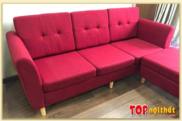 Hình ảnh Ghế sofa văng nỉ đẹp thiết kế 3 chỗ hiện đại kê chung cư SofTop-20207
