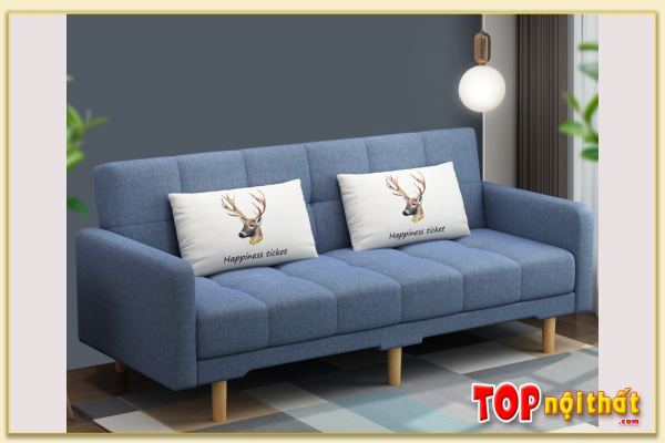 Hình ảnh Ghế sofa văng nỉ đơn giản phòng khách đẹp SofTop-0687