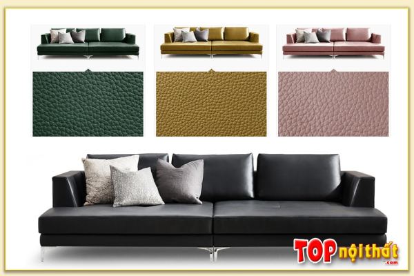 Hình ảnh Sofa văng da có nhiều màu sắc đẹp SofTop-0882