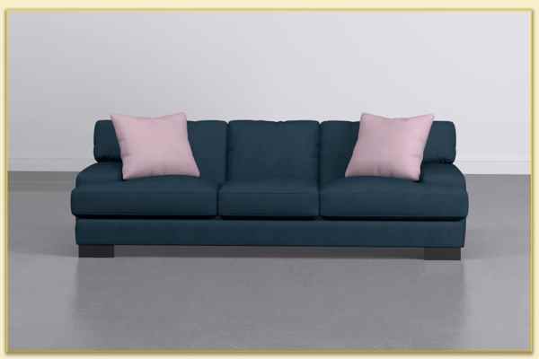 Hình ảnh Sofa văng đẹp hiện địa màu xanh 3 chỗ đẹp Softop-1360