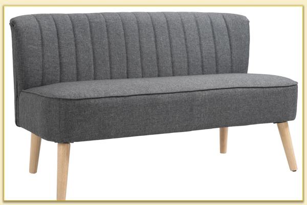 Hình ảnh Sofa văng nỉ đẹp hiện đại màu ghi đậm Softop-1181